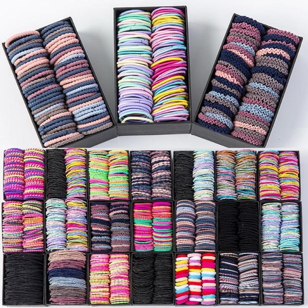 50/100pcs/set girls scrunchie nylon elastic hair bands children candy colors rubber band headband fashion hair accessories, Slivery;white
50/100pcs/set girls scrunchie nylon elastic hair bands children candy colors rubber band headband fashion hair accessories, Slivery;white