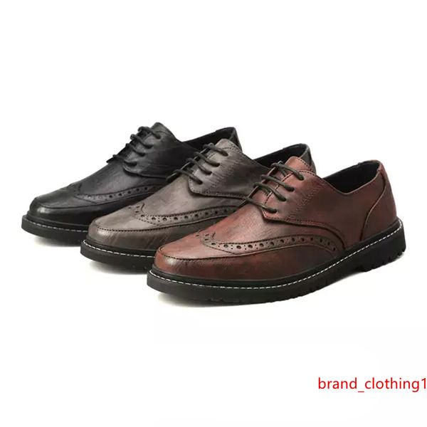 2019 whole sale men leather breathable shoes black wine red brown fashion designers casual shoes dropshipping size 39-44 
2019 whole sale men leather breathable shoes black wine red brown fashion designers casual shoes dropshipping size 39-44