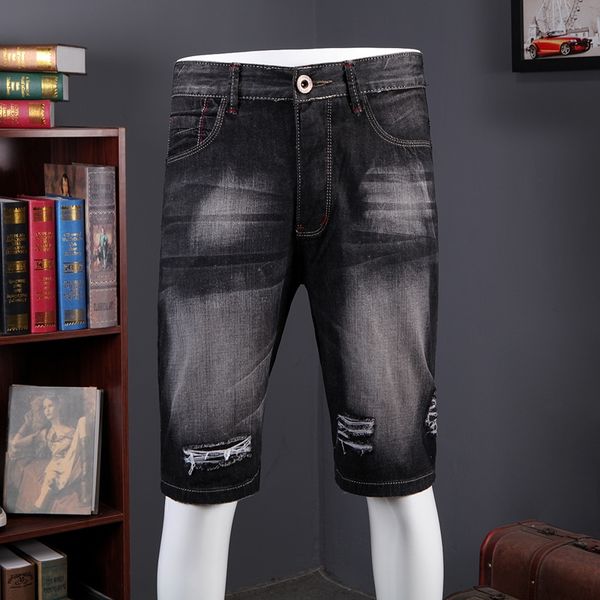 short men personality plus size hole jeans shorts male fashion thin section microelastic shorts new arrival black, Blue
short men personality plus size hole jeans shorts male fashion thin section microelastic shorts new arrival black, Blue