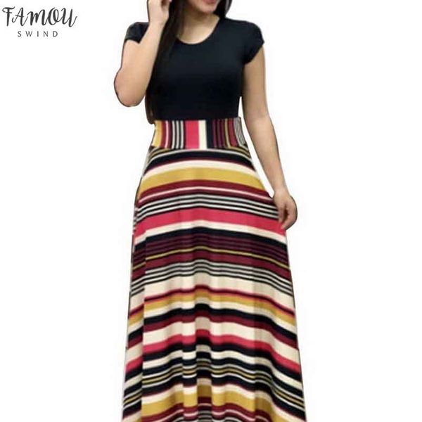 women 2020 summer dress short sleeve high waist long dresses robe femme floral print colorblock maxi dress, Black;gray
women 2020 summer dress short sleeve high waist long dresses robe femme floral print colorblock maxi dress, Black;gray