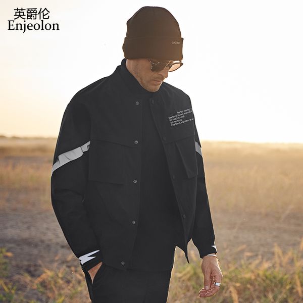 enjeolon autumn winter pilot air men bomber jacket streetwear baseball jackets male casual coat men clothes plus size jk0350, Black;brown
enjeolon autumn winter pilot air men bomber jacket streetwear baseball jackets male casual coat men clothes plus size jk0350, Black;brown