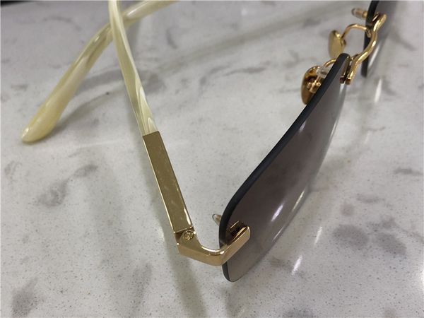 the kgold small eyewear men artist uv400 fashion designer outdoor car frameless square i sunglasses ojalv, White;black
the kgold small eyewear men artist uv400 fashion designer outdoor car frameless square i sunglasses ojalv, White;black