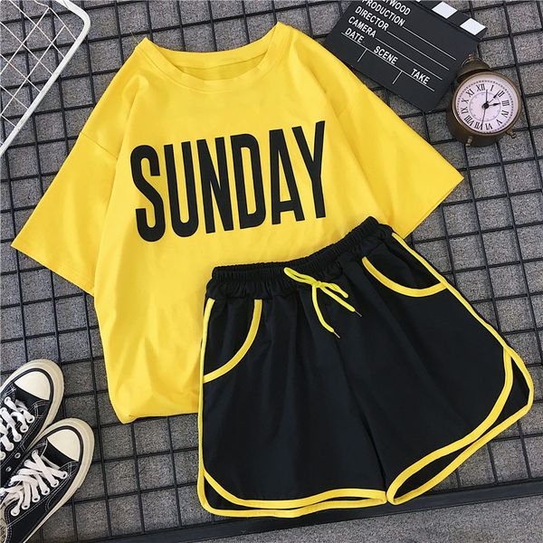 women's running casual sports suit summer cool short-sleeved shorts two-piece suit outdoor loose breathable sport, Black;blue
women's running casual sports suit summer cool short-sleeved shorts two-piece suit outdoor loose breathable sport, Black;blue