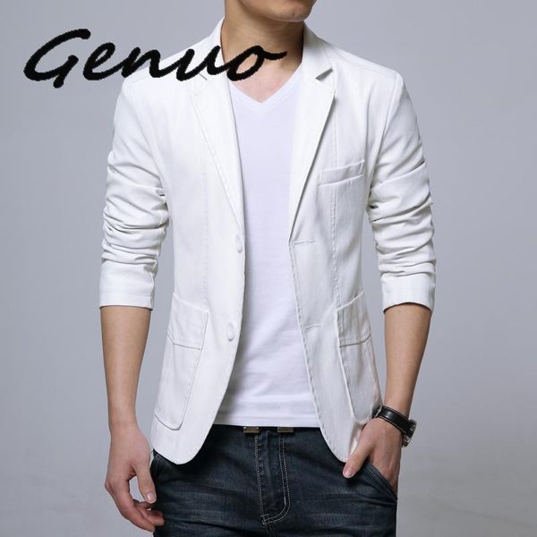 genuo new faux leather blazer men 2020 autumn blazer men slim fit plus size slim solid mens jacket m-7xl high quality, White;black
genuo new faux leather blazer men 2020 autumn blazer men slim fit plus size slim solid mens jacket m-7xl high quality, White;black