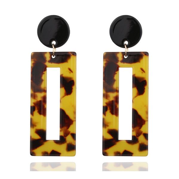 fashion vintage acrylic leopard dangle earrings for women multicolored big geometric long drop earring, Silver
fashion vintage acrylic leopard dangle earrings for women multicolored big geometric long drop earring, Silver