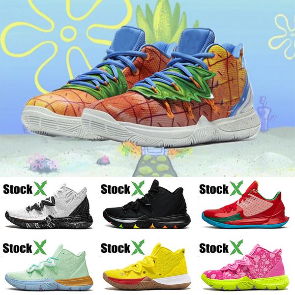 new fashion brand kyrie 5 trainers pineapple house sponge bob sport shoes basketball shoes luxury designer sneakers for mens 7-12, White;red
new fashion brand kyrie 5 trainers pineapple house sponge bob sport shoes basketball shoes luxury designer sneakers for mens 7-12, White;red