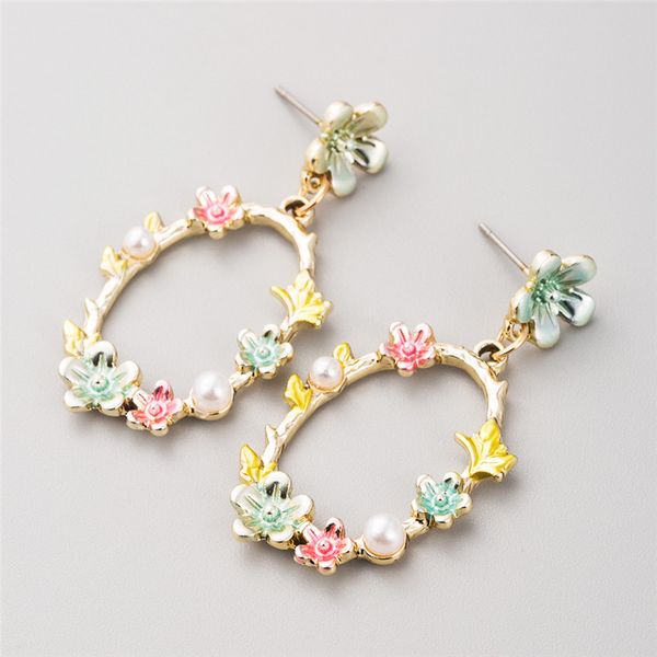 baroque flower dripping oil court style earrings for women retro female jewelry pearl metal jewelry retro stud earrings drop shipping, Silver
baroque flower dripping oil court style earrings for women retro female jewelry pearl metal jewelry retro stud earrings drop shipping, Silver