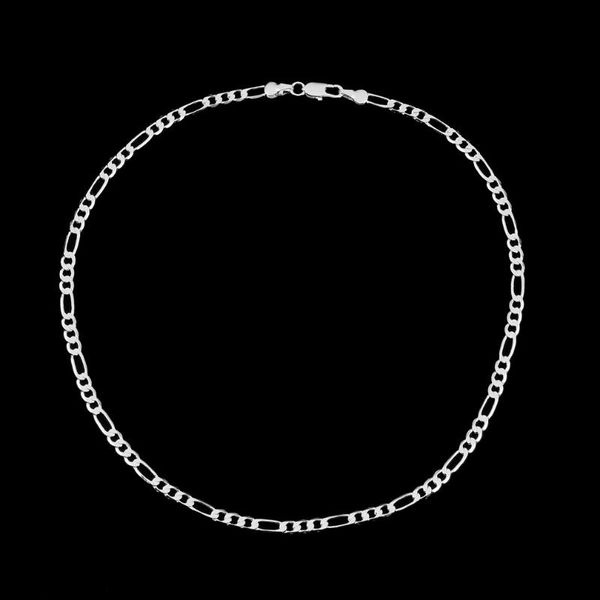 1 pcs fashion 4mm 16-30 inch silver plated solid silver platedy chain men necklace jewelry chain necklace chocker 2019
1 pcs fashion 4mm 16-30 inch silver plated solid silver platedy chain men necklace jewelry chain necklace chocker 2019