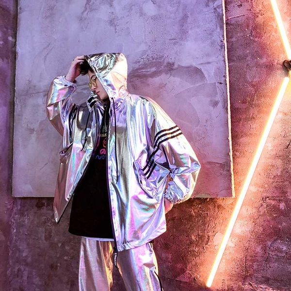 european and american hip hop streetwear tide brand hip-hop jacket men shiny clothes korean youth loose jacket hip-hop costume, Black;brown
european and american hip hop streetwear tide brand hip-hop jacket men shiny clothes korean youth loose jacket hip-hop costume, Black;brown