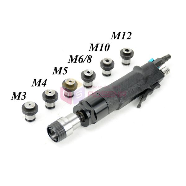 250rpm 400rpm air drill pneumatic tapping machine tapper tool 6pc chucks m3/m4/m5/(m6-8)/m10/m12
250rpm 400rpm air drill pneumatic tapping machine tapper tool 6pc chucks m3/m4/m5/(m6-8)/m10/m12
