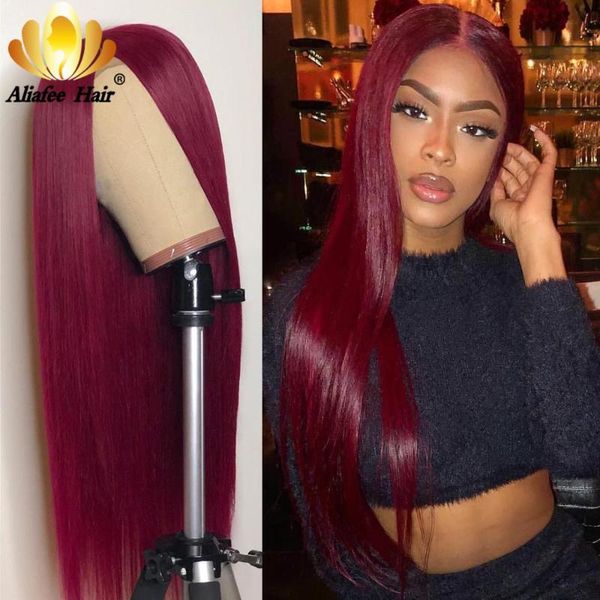 13x4 straight hair 99j colord 150% density lace front human hair wigs for women ombre burgundy straight front remy wigs, Black;brown
13x4 straight hair 99j colord 150% density lace front human hair wigs for women ombre burgundy straight front remy wigs, Black;brown