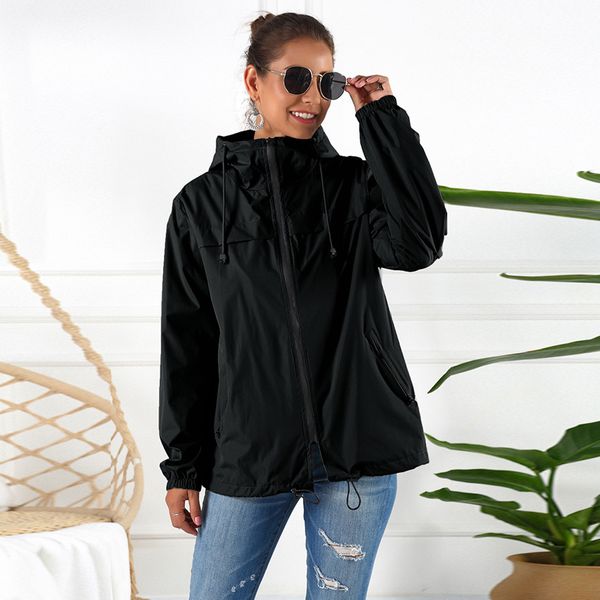 portable spring autumn women windbreakers outdoor hiking waterproof jackets hooded rainproof coats female casual overcoat d30, Blue;black
portable spring autumn women windbreakers outdoor hiking waterproof jackets hooded rainproof coats female casual overcoat d30, Blue;black