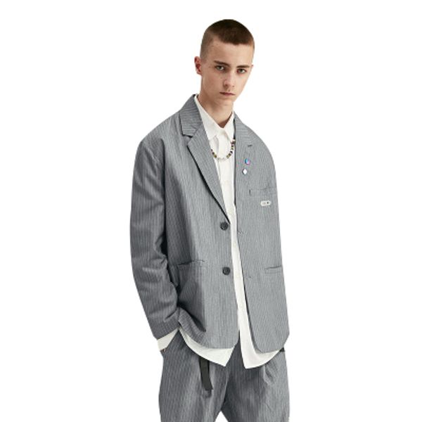 мужская мода vintage plaid сыпучие пиджаки осень зима неоновые вывески костюмы письмо вышивка лоскутная мужской повседневный полосатые блейз, White;black
мужская мода vintage plaid сыпучие пиджаки осень зима неоновые вывески костюмы письмо вышивка лоскутная мужской повседневный полосатые блейз, White;black
