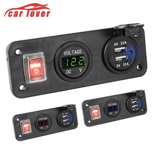 12v car cigarette lighter socket dual usb adapter charger + digital voltmeter with no/off switch for car boat truck usb charger
12v car cigarette lighter socket dual usb adapter charger + digital voltmeter with no/off switch for car boat truck usb charger