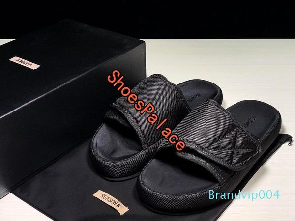 2019 newkanye season 6 slides summer men women fashion west season black waterproof outdoor slippers size us5-us11
2019 newkanye season 6 slides summer men women fashion west season black waterproof outdoor slippers size us5-us11