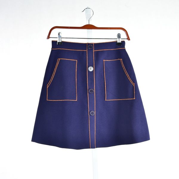 19 summer open line pocket decoration leisure joker knitting half body skirt a word skirt 81191, Black
19 summer open line pocket decoration leisure joker knitting half body skirt a word skirt 81191, Black