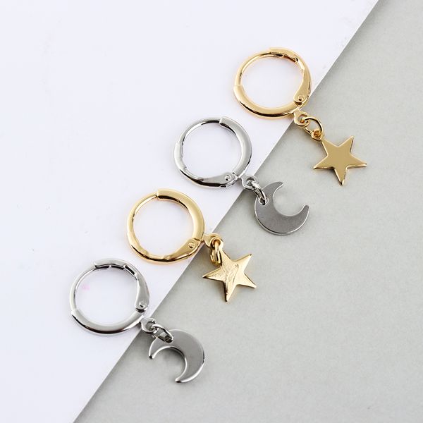 1pair chic trendy silver gold color simple circle hoop earrings handmade small triangle small star earring piercing jewelry
1pair chic trendy silver gold color simple circle hoop earrings handmade small triangle small star earring piercing jewelry