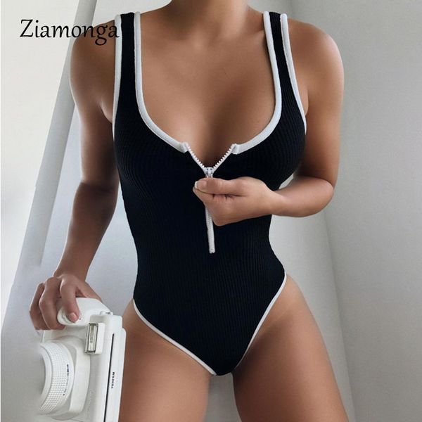 ziamonga ribbed knitted bodysuit sleeveless zipper v-neck bodycon body 2020 summer women fashion club bodysuit slim outfits, Black;white
ziamonga ribbed knitted bodysuit sleeveless zipper v-neck bodycon body 2020 summer women fashion club bodysuit slim outfits, Black;white