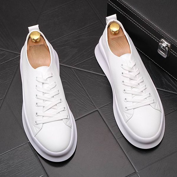 errfc new arrival mens white casual shoes british fashion round toe red flat platform concise leisrue shoes man black zapatos 43
errfc new arrival mens white casual shoes british fashion round toe red flat platform concise leisrue shoes man black zapatos 43