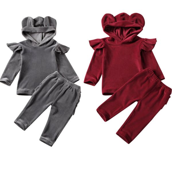 2020 Autumn Fashion 2pcs Velvet Toddler Baby Kids Long Sleeve Hooded Tops+Pants Tracksuit Casual Outfit Clothes Sets
2020 Autumn Fashion 2pcs Velvet Toddler Baby Kids Long Sleeve Hooded Tops+Pants Tracksuit Casual Outfit Clothes Sets