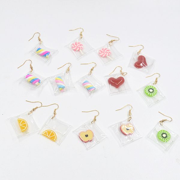 summer girl heart wild personality sweet cute funny temperament fun fruit candy earrings earrings ear hook girl gift, Golden;silver
summer girl heart wild personality sweet cute funny temperament fun fruit candy earrings earrings ear hook girl gift, Golden;silver