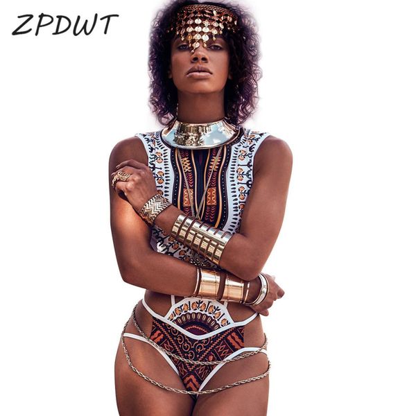 bandage one piece swimsuit african print bathing suit swimwear women tribal beachwear totem monokini maillot de bain une piece, White;black
bandage one piece swimsuit african print bathing suit swimwear women tribal beachwear totem monokini maillot de bain une piece, White;black