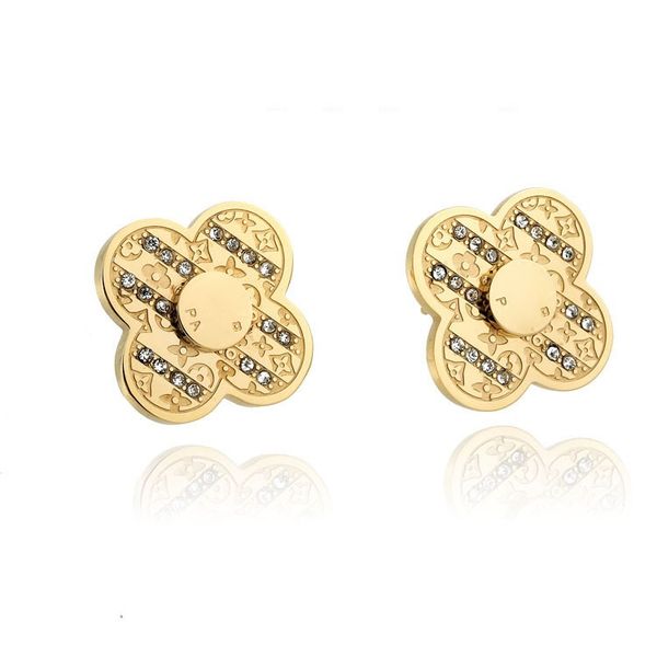 wholesale-new trendy fashion luxury designer simple cute lovely titanium flower diamond stud earrings for woman rose gold, White
wholesale-new trendy fashion luxury designer simple cute lovely titanium flower diamond stud earrings for woman rose gold, White