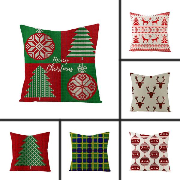 1pcs 45x45cm christmas knit pattern christmas reindeer cushion cover flax cushion waist pillow cover decorative
1pcs 45x45cm christmas knit pattern christmas reindeer cushion cover flax cushion waist pillow cover decorative