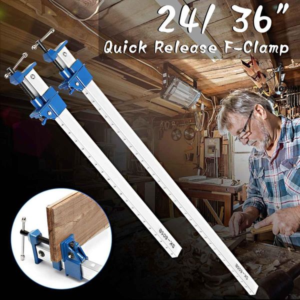 24/36 inch diy heavy f clamp t bar wood clamps for woodworking quick release fixture sash long cramp bench wood grip hand tool
24/36 inch diy heavy f clamp t bar wood clamps for woodworking quick release fixture sash long cramp bench wood grip hand tool