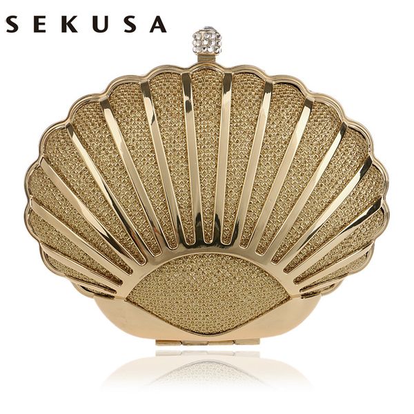 sekusa fashion hollow out style women evening bag shell design diamonds mixed candy color day clutch with chain shoulder purse cj191209, Black;red
sekusa fashion hollow out style women evening bag shell design diamonds mixed candy color day clutch with chain shoulder purse cj191209, Black;red