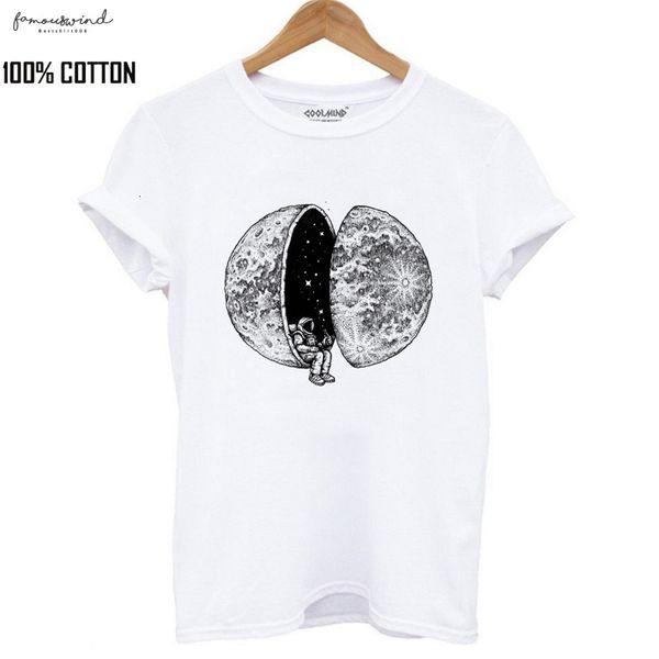 qi0233b 100% cotton short sleeves summer moon womens t -shirt casual o loose t shirt -shirt womans t -shirt tea, White
qi0233b 100% cotton short sleeves summer moon womens t -shirt casual o loose t shirt -shirt womans t -shirt tea, White