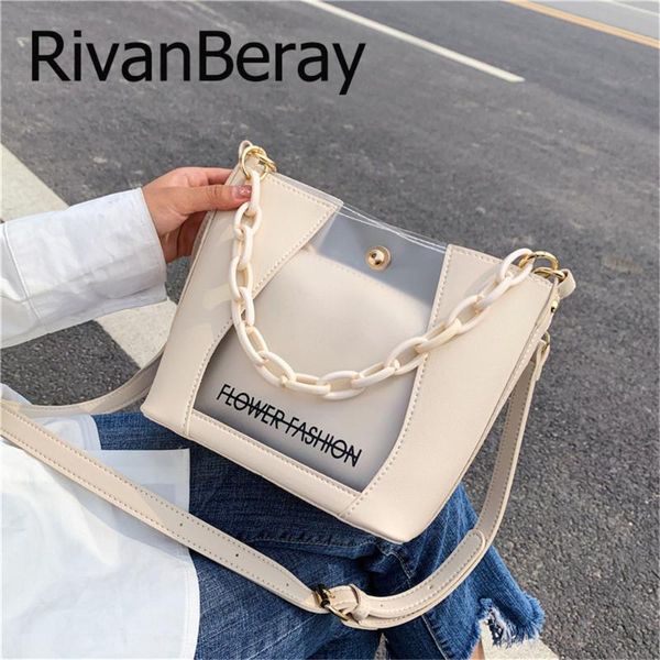 frosted pvc splice composite bag women clear jelly shoulder bag designer chain letter handles for bags lady travel crossbody
frosted pvc splice composite bag women clear jelly shoulder bag designer chain letter handles for bags lady travel crossbody