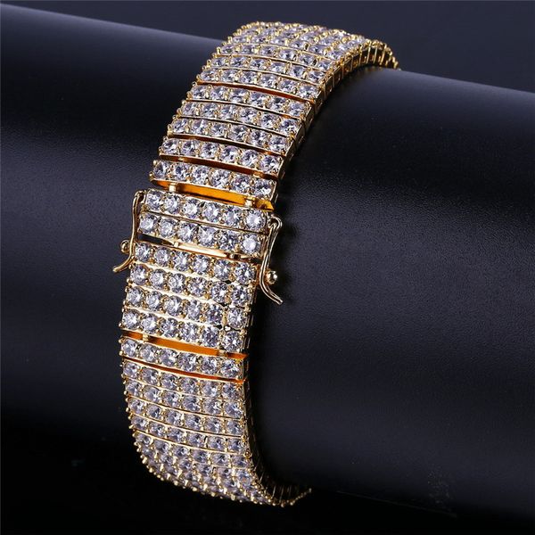 mens tennis bracelet gold silver color iced out cubic zirconia 6 rows tennis chians bracelet men's punk jewelry gifts, Black
mens tennis bracelet gold silver color iced out cubic zirconia 6 rows tennis chians bracelet men's punk jewelry gifts, Black