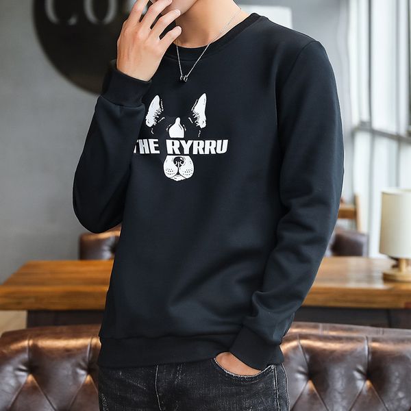 мужчины с длинным рукавом o шеи хлопка hoodie tops casual дизайн письмо собаки печать твердых кофты мужчин пуловер досуг новая мода, Black
мужчины с длинным рукавом o шеи хлопка hoodie tops casual дизайн письмо собаки печать твердых кофты мужчин пуловер досуг новая мода, Black