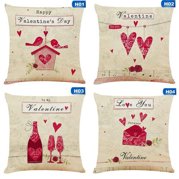 valentine's day decoration linen pillow cover for couple red heart arrow shape love you cushion cover home sofa car
valentine's day decoration linen pillow cover for couple red heart arrow shape love you cushion cover home sofa car