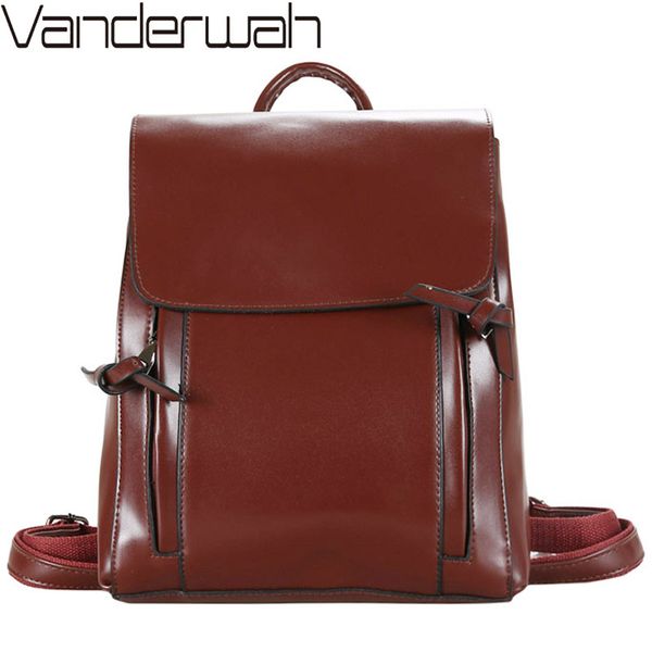 vintage female pu leather backpacks mochilas ladies bagpack women back pack solid school bags for girls shoulder bag sac a dos
vintage female pu leather backpacks mochilas ladies bagpack women back pack solid school bags for girls shoulder bag sac a dos
