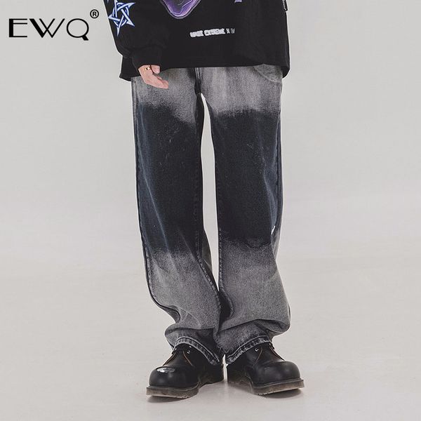 ewq / men's clothes for 2020 tide new hit color jeans personality all-match loose casual pants male spring summer trousers y509, Blue
ewq / men's clothes for 2020 tide new hit color jeans personality all-match loose casual pants male spring summer trousers y509, Blue