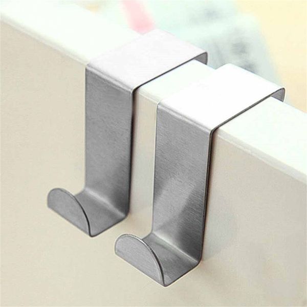 2pcs дверь из нержавеющей стали крючки висячие кухонный шкаф вешалка для одежды на двери тип назад strong практические аксессуары для дома
2pcs дверь из нержавеющей стали крючки висячие кухонный шкаф вешалка для одежды на двери тип назад strong практические аксессуары для дома