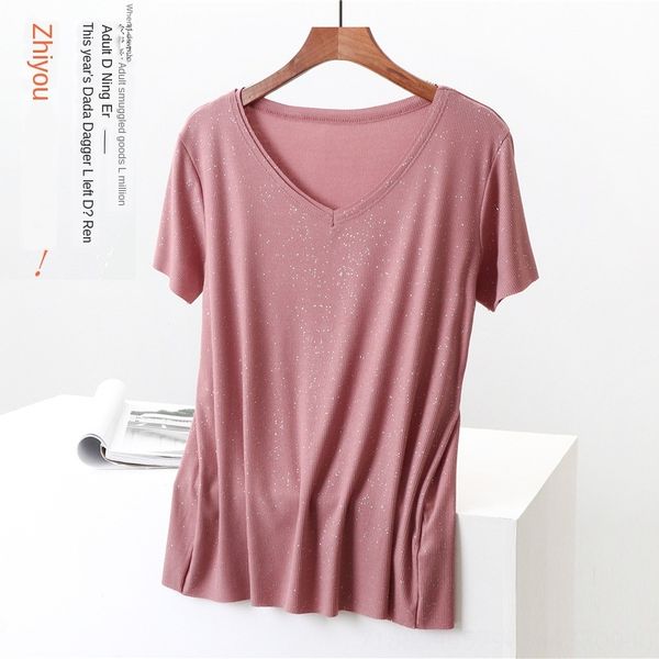 modal v-neck base women's summer slim thin short-sleeved traceless inner match all-match half-sleeve large t- shirt shirt size t-shirt, White
modal v-neck base women's summer slim thin short-sleeved traceless inner match all-match half-sleeve large t- shirt shirt size t-shirt, White