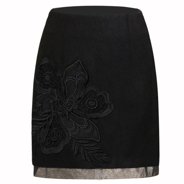 autumn winter three-dimensional flower package hip woolen mini skirt plus size 3xl, Black
autumn winter three-dimensional flower package hip woolen mini skirt plus size 3xl, Black