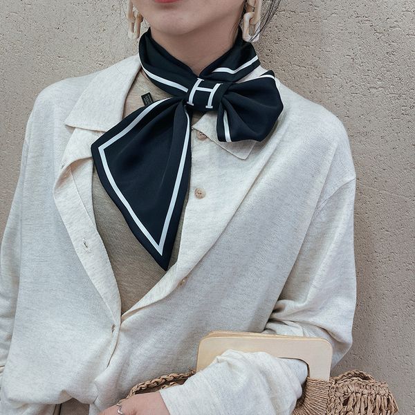 silk scarves female thin small long scarf korea joker temperament literary h letter stewardess scarf ins fashion scarf in spring and autumn, Silver
silk scarves female thin small long scarf korea joker temperament literary h letter stewardess scarf ins fashion scarf in spring and autumn, Silver