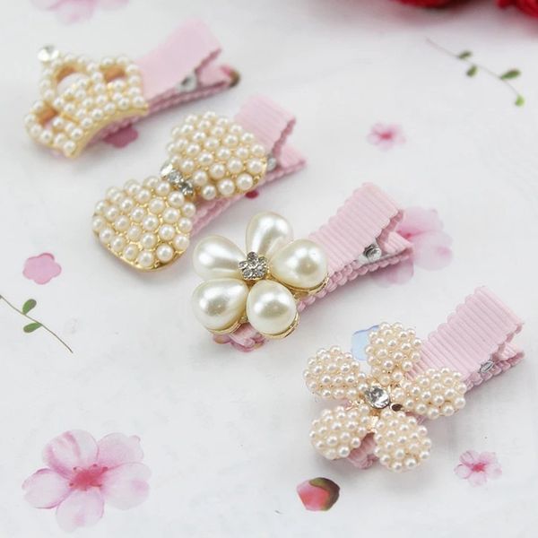 2pc new baby hair clips crown pearls hairpins children hair accessories protect well wrapped bow with pearls princess hairpins, Slivery;white
2pc new baby hair clips crown pearls hairpins children hair accessories protect well wrapped bow with pearls princess hairpins, Slivery;white