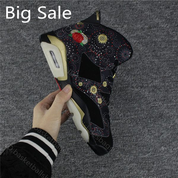 j6 chinese new year men basketball shoes black peony flower embroidery new good sneakers with box
j6 chinese new year men basketball shoes black peony flower embroidery new good sneakers with box