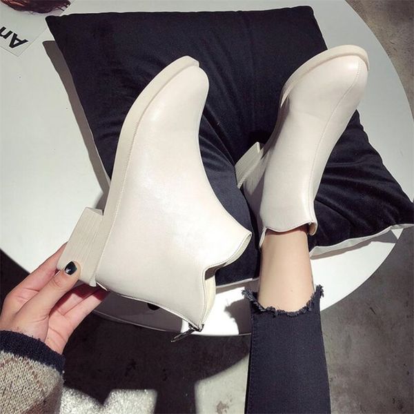 lzj new 2019 women boots buckle flat ladies boots round toe comfortable zipper pu rubber for women bota feminina, Black
lzj new 2019 women boots buckle flat ladies boots round toe comfortable zipper pu rubber for women bota feminina, Black