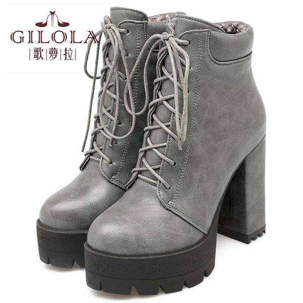 gilola 3cm platform ankle 11.5cm high heels motorcycle women boots shoes woman autumn botas thick heels black #y0103152f
gilola 3cm platform ankle 11.5cm high heels motorcycle women boots shoes woman autumn botas thick heels black #y0103152f