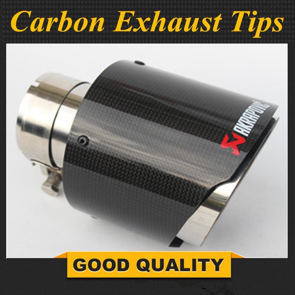 in (2.5") out 114mm (4.5") stainless high performance akrapovic car carbon fiber exhaust tip muffler tip nozzle car-styling
in (2.5") out 114mm (4.5") stainless high performance akrapovic car carbon fiber exhaust tip muffler tip nozzle car-styling