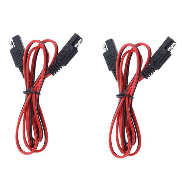 2pieces solar battery gender adapter cables 18awg dc sae plug male to male extension cord 1 meter
2pieces solar battery gender adapter cables 18awg dc sae plug male to male extension cord 1 meter