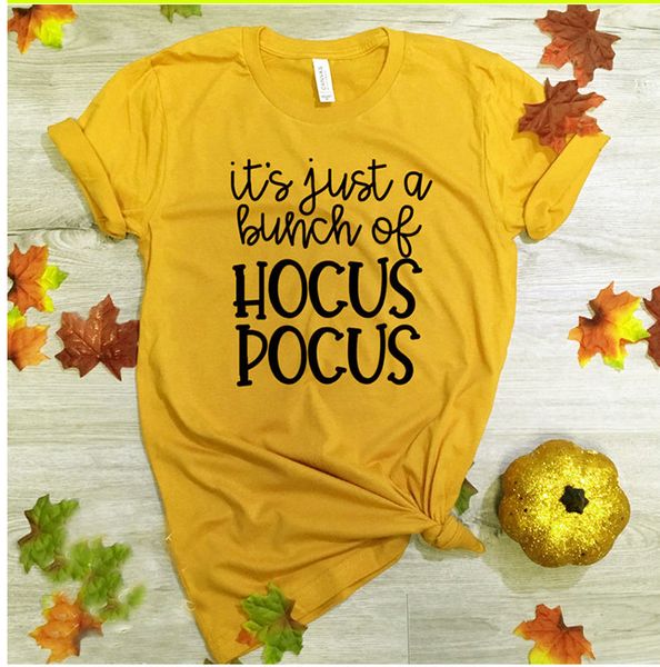 summer t shirts its just a bunch of hocus pocus halloween man's and woman's t-shirt round neck english letter printed gga2607, Blue
summer t shirts its just a bunch of hocus pocus halloween man's and woman's t-shirt round neck english letter printed gga2607, Blue