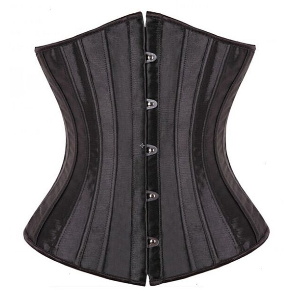women waist x cincher corsets 28 steel boned bustiers corset underbust satin body shaper lingerie waist cincher corselet, Black;white
women waist x cincher corsets 28 steel boned bustiers corset underbust satin body shaper lingerie waist cincher corselet, Black;white