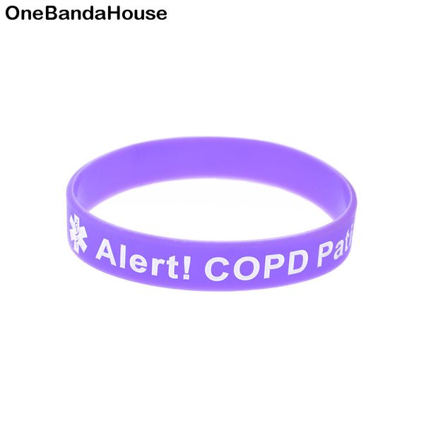 100pcs alert copd patient silicone rubber bracelet ink filled logo size 4 colors for promotion gift, Black
100pcs alert copd patient silicone rubber bracelet ink filled logo size 4 colors for promotion gift, Black